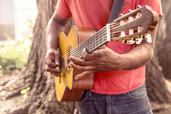 Guitar dans la nature
